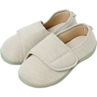 小野商事 介護シューズ マジックテープタイプ ベージュ S WS8002 1足 67-3074-03（直送品）