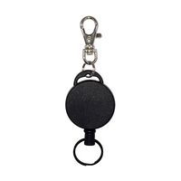 ニッサチェイン リール式キーホルダー 黒 70cm NO.25 1個 65-3374-35（直送品）