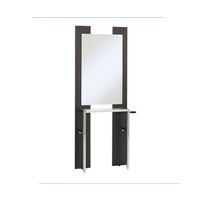 小野シャンブル ドマーニ片面鏡(ダークブラウン) 68-5753-36 1台（直送品）