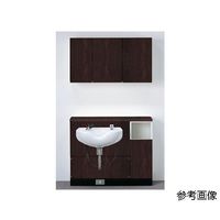 小野シャンブル 上部 タオル収納ケース ダークブラウン C-95 1台 68-5754-12（直送品）