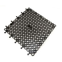 プラスティックエクストゥルーダ プラステックスLOK LOK50X50BK 1枚 62-1614-07（直送品）