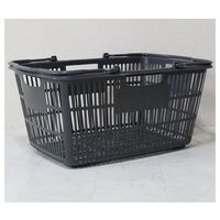 大和産業 買い物かご ダークグレー 5個入 SB-33 1セット(5個) 65-5552-74（直送品）
