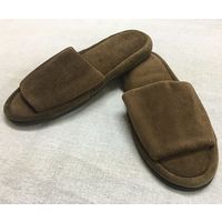 トータス スリッパ Tー4EX 茶 1箱(70足入) HQ002BR 1箱(70足) 63-7051-43（直送品）