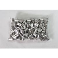 アズワン ナットリベット アルミ M8×1.25 100個入 64-8946-09 1袋(100個)（直送品）