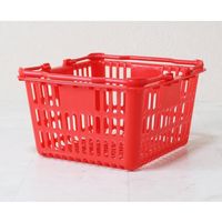 大和産業 買い物かご レッド 5個入 SL-1 1セット(5個) 65-5552-27（直送品）