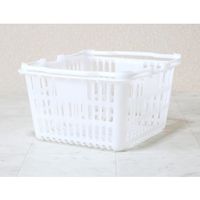 大和産業 買い物かご ナチュラル 5個入 SL-1 1セット(5個) 65-5552-31（直送品）