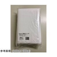 カネモ商事 やわらか防水シーツ 900×1000mm 20枚×10袋 GOR003 1ケース(200枚) 65-8125-13（直送品）