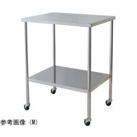 スギモト産業 ステンレス器械卓子(天板フラット・2段)L W750×D450×H750mm 完成品 OA-11L 1台 67-5758-29（直送品）