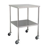 スギモト産業 オートクレーブ用ステンレス架台(天板フラット・2段)天板補強入り W570×D570×H800mm 完成品 OA-11H 1台（直送品）