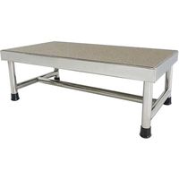 スギモト産業 一段踏台 ステンレス製 W580×D300×H200mm 完成品 OP-101 1台 67-7083-73（直送品）