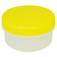 アズワン モレナイ軟膏容器 Eー53 黄 50個入 67-9230-93 1箱(50個)（直送品）