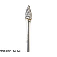 TAG 標準タイプ超硬バー シャンク径6mm Gシリーズ ダブル 全長63mm GD-50 1本 68-0617-70（直送品）