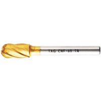 TAG チタンコーティングシリーズ シャンク径6mm CNシリーズ シングル 全長63mm CNF-60TN 1本 68-0615-67（直送品）