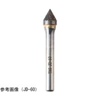 TAG 標準タイプ超硬バー シャンク径6mm Jシリーズ60° ダブル 全長50mm JD-40 1本 68-0617-87（直送品）