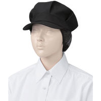 【衛生帽子】 KAZEN カ】AP472ーC／5 ブラック F APK472-C/5 1個（わけあり品）