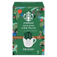 【ドリップコーヒー】スターバックス オリガミ ハウス ブレンド 1箱（4袋入） ネスレ日本（わけあり品）