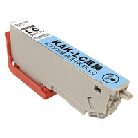 プレジール エプソン（EPSON）用 互換インク PLE-EKAK-LC ライトシアン KAK-LC対応 1個