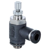 コガネイ クイック継手付スピードコントローラ 全シリーズ SSF8-02-BL 1セット(4個)（直送品）