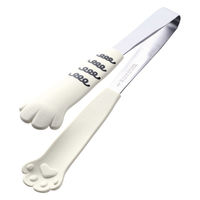 田辺金具 卓上トング わんONE 白トイプー 5595 1個（直送品）