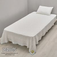 nishikawa スヌーピー ジョークール サマーケット ポコポコ生地 ホワイト FE05509605700 1枚