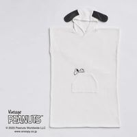 nishikawa スヌーピー 耳付きポンチョ ハピネス ホワイト FR95609600700 1枚