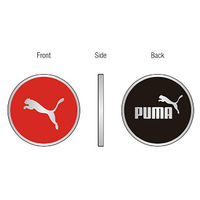 PUMA(プーマ) サッカー レフリー トスコイン Ｐｕｍａ　ＲｅｄーＰｕｍａ　Ｂｌａｃｋ 869265 1セット（4セット）（直送品）