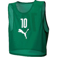 PUMA(プーマ) サッカー トレーニング ビブスセット 10枚組 XXL パワー　グリーン 920604 1セット(10枚入)（直送品）