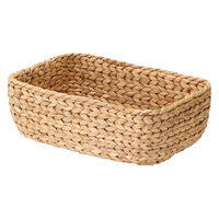 無印良品 ウォーターヒヤシンス 長方形 バスケット 小 約幅３４×奥行２３×高さ１２ｃｍ 良品計画