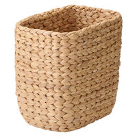 無印良品 ウォーターヒヤシンス 長方形 バスケット 大 ハーフ 約幅１７×奥行２３×高さ２４ｃｍ 良品計画