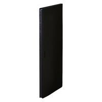 キングジム クリアーファイル ホッソ A4 15枚収容 ブラック 5515ーBK 1冊