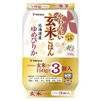 大和産業 やわらかい玄米ごはん　ゆめぴりか（150g×3食入） 1個 大和産業