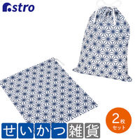 アミファ 70354 ポリエステル巾着 L スマイル 4542804070354 1箱