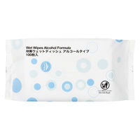ウェットティッシュ アルコール オリジナルパウチウェットティッシュ アルコール除菌 本体 1セット（100枚入×4）レック オリジナル