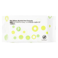 ウェットティッシュ ノンアルコール オリジナルパウチウェットティッシュ ノンアルコール除菌 本体 1セット（100枚入×20）レック オリジナル