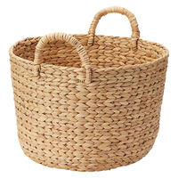 良品計画 無印良品 ウォーターヒヤシンス 持ち手付 バスケット