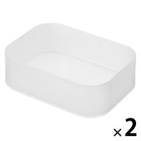 無印良品 やわらかポリエチレンケース ハーフ 小 約幅18×奥行