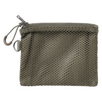 無印良品 ポリエステルダブルファスナーケース カーキ Ｓ 約１０×１３．５ｃｍ 良品計画