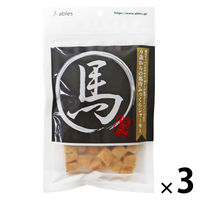9歳からの馬肉ふっくらジャーキー 国産 70g 1セット（1袋×3）犬用 おやつ