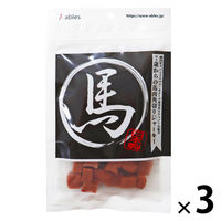 7歳からの馬肉角切りジャーキー 国産 70g 1セット（1袋×3）犬用 おやつ