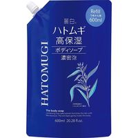 熊野油脂 麗白 ハトムギ 高保湿ボディソープ 詰替 4513574031371 1個(600ML)（直送品）