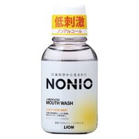 ライオン ＮＯＮＩＯマウスウォッシュ　ノンアルコール　ライトハーブミント　８０ＭＬ 0000049795615 1個(80ML)（直送品）