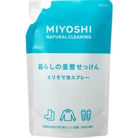 ミヨシ石鹸 暮らしの重曹せっけんエリそで泡スプレー詰替 ｋａｒｉ０５２０２７ 1個(230ML)（直送品）