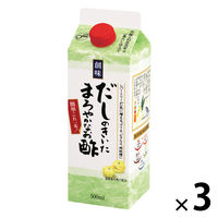 だしのきいたまろやかなお酢　500ml 3本 調味酢 合わせ酢 お酢 創味食品