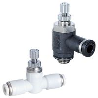 コガネイ クイック継手付スピードコントローラ 低速制御タイプ SSC6-02-A 1セット(3個)（直送品）