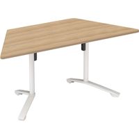 コクヨ 台形フラップテーブル　イニシア　W1565×D695