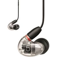 SHURE 高遮音性イヤホン／クリア（リモコンマイク付きケーブル） SE53BACL+UNI-A 1個（直送品）