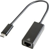 GOPPA ＵＳＢ　ＴｙｐｅーＣ　ｔｏ　ＧｉＧＡ　ＬＡＮ　ＢＬＡＣＫ GP-CR45GH/B 1個（直送品）