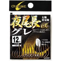 ハヤブサ B832D1-13鬼掛夜尾長グレαイブシ茶　1袋（直送品）