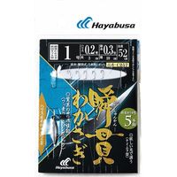 ハヤブサ C257-0.8-0.2 ワカサギ秋田キツネ5本オモリ付 1袋（直送品）