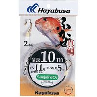 ハヤブサ E-725-11-4 エース ふかせ 10m 2本針　1袋（直送品）